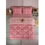 ETE HOMETEX ÇİFT KİŞİLİK LÜX WELSOFT YORGAN SETİ 195X215CM SAFİR PUDRA 8696474231949
